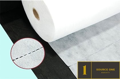 White Disposable Non-Woven Bed Cover ROLL Perforated Massage Table Sheets Wax...