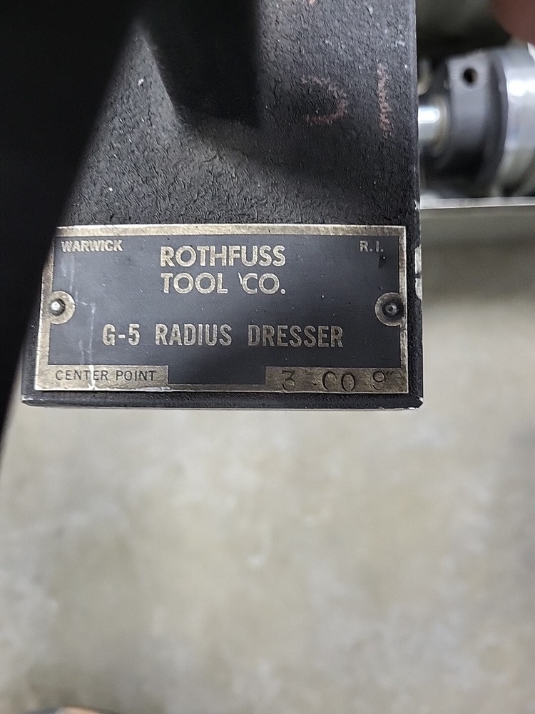 ROTHFUSS TOOL CO. G5 RADIUS DRESSER