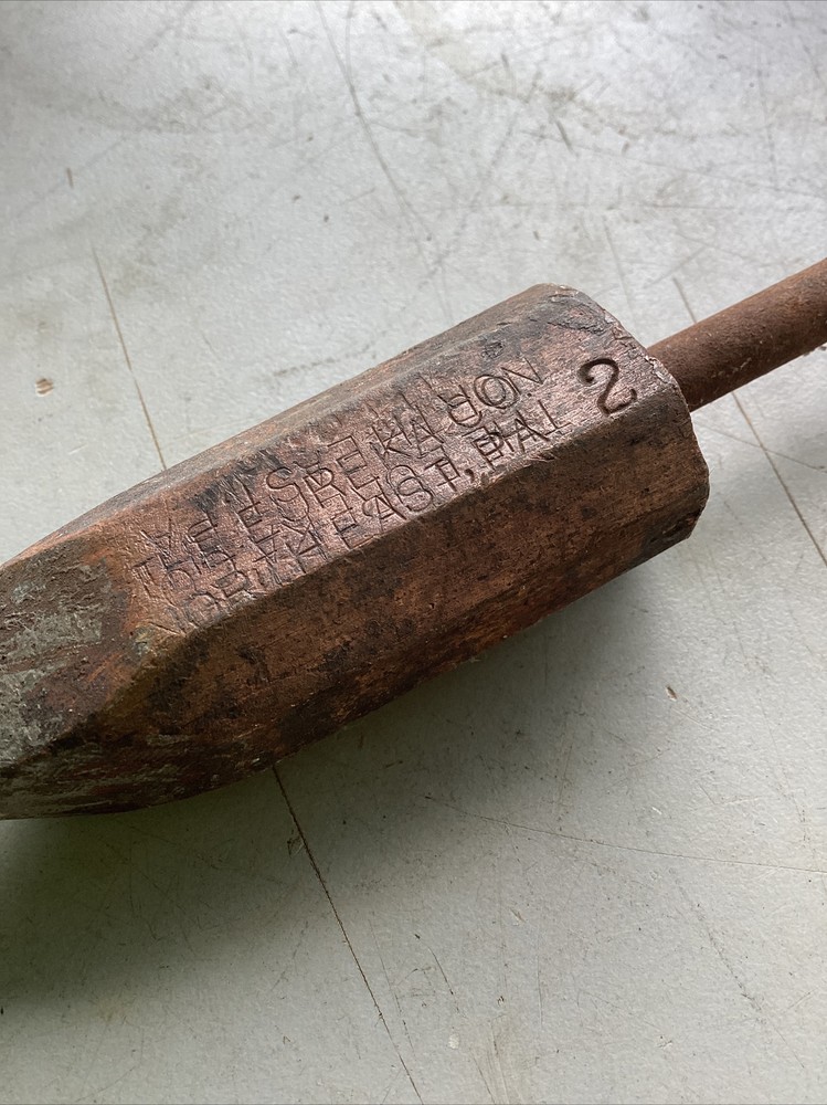 2 Vintage Wood Handle Soldering Iron
