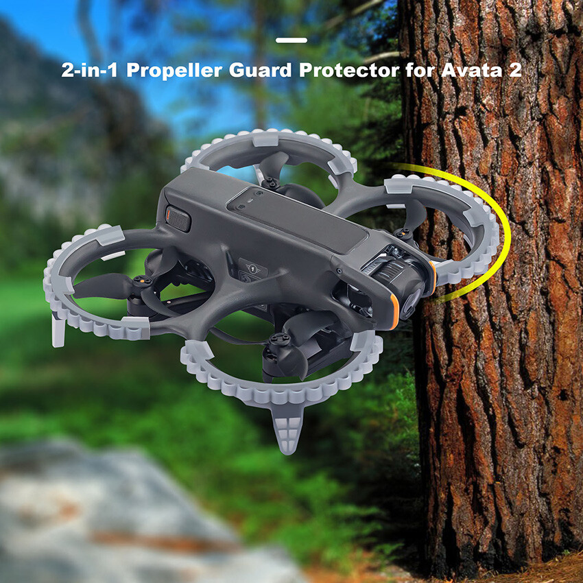 Propeller Guard Protector for DJI Avata 2 Drone Protective Bumper Support Tripod