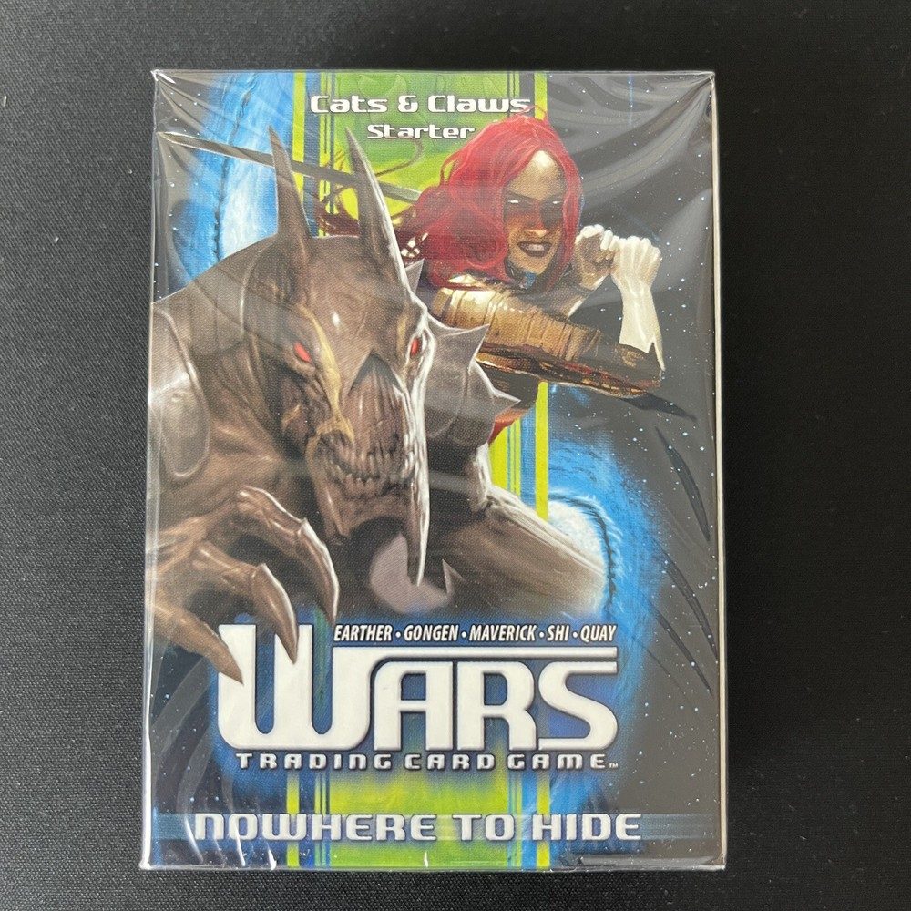 Wars CCG Incursion Nowhere to Hide Complete Starter Deck Set Sealed 6x