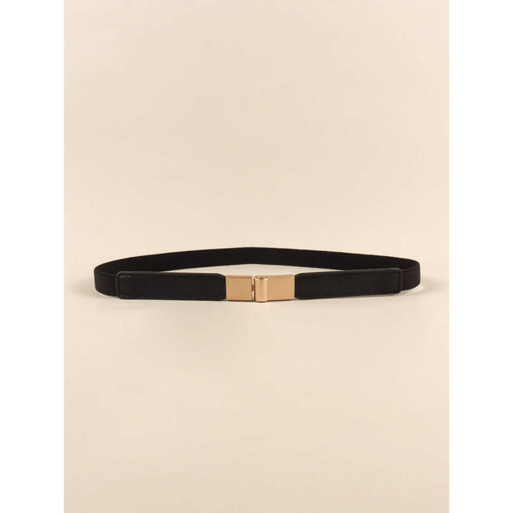 PU Elastic Skinny Belt