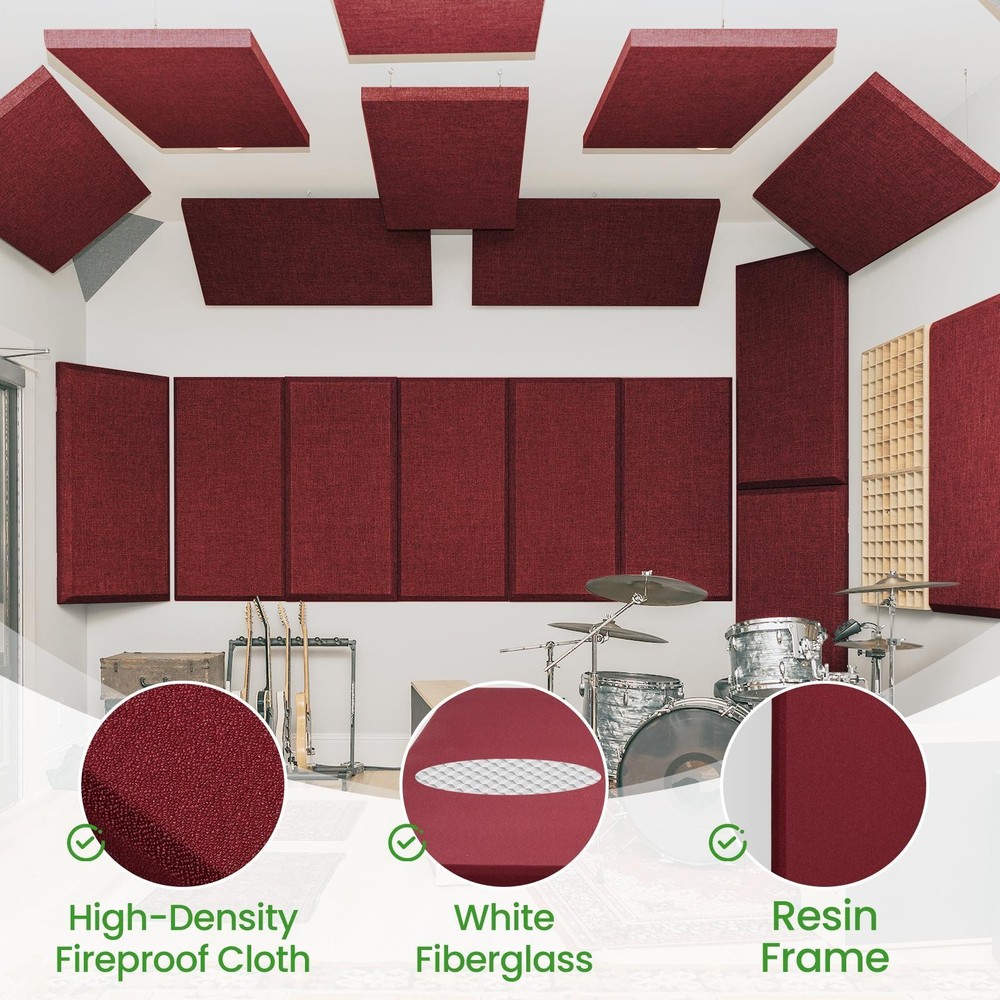 Acoustic Panels, Large, 48" x 23"