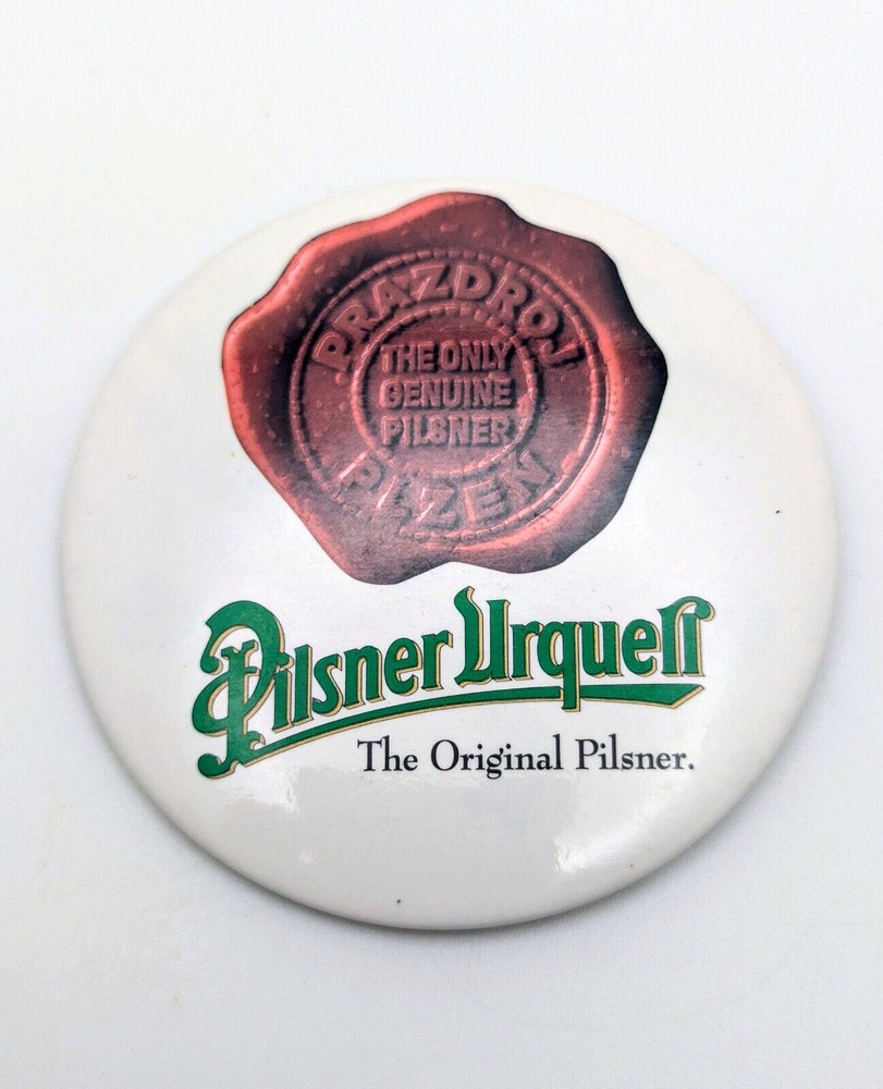 Pilsner Urquell Brewery Button Pin