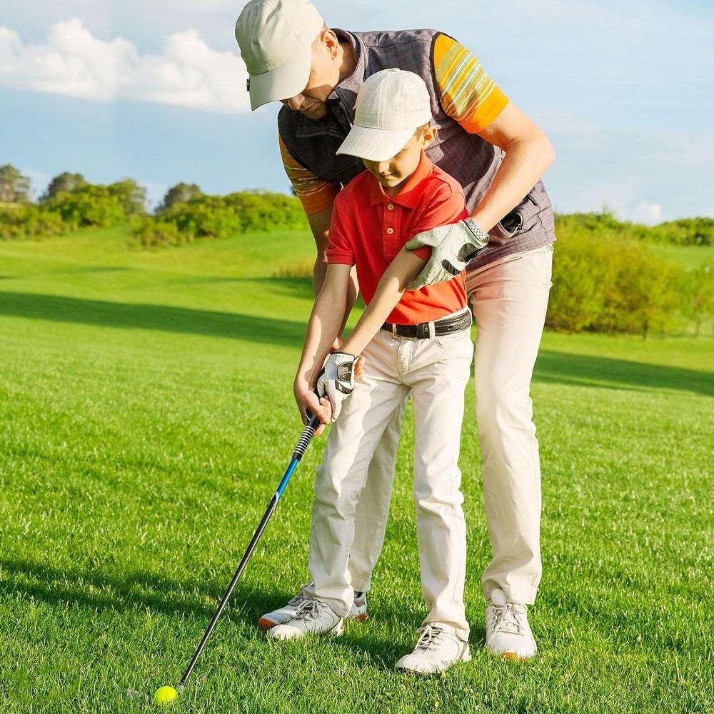 2Pcs Right-Hand Golf Swing Training Grip Standard Teaching Aid Warm Up Trainer