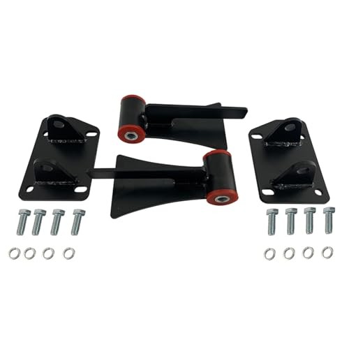 Motor Mount Set Engine & Frame Brackets with Bushings Compatible with Chevy