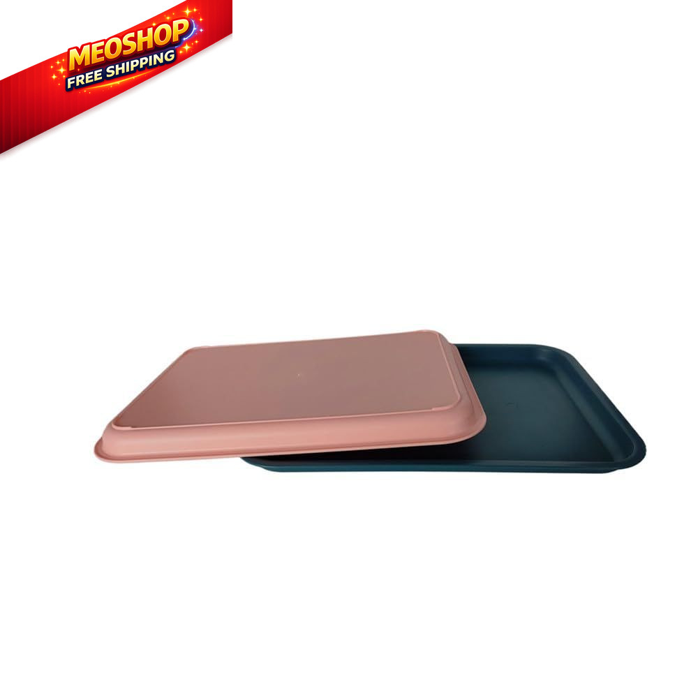 Rectangular Plastic Serving Large, White, Blue, Khaki, Pink, Orange, Black