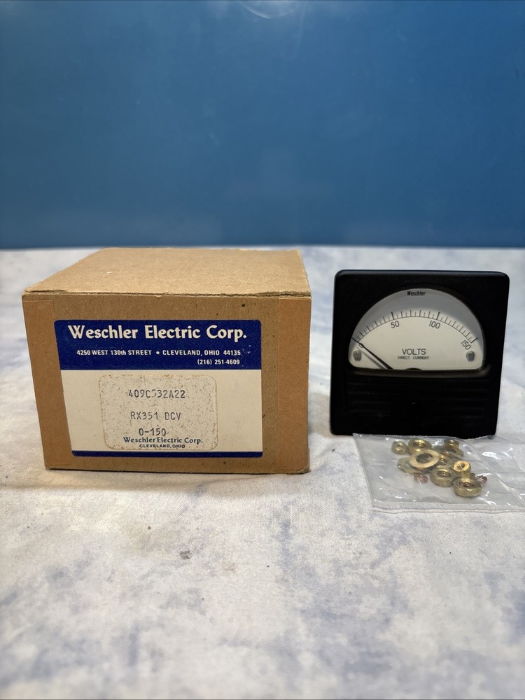 Weschler DC Volt Meter RX371 DCV