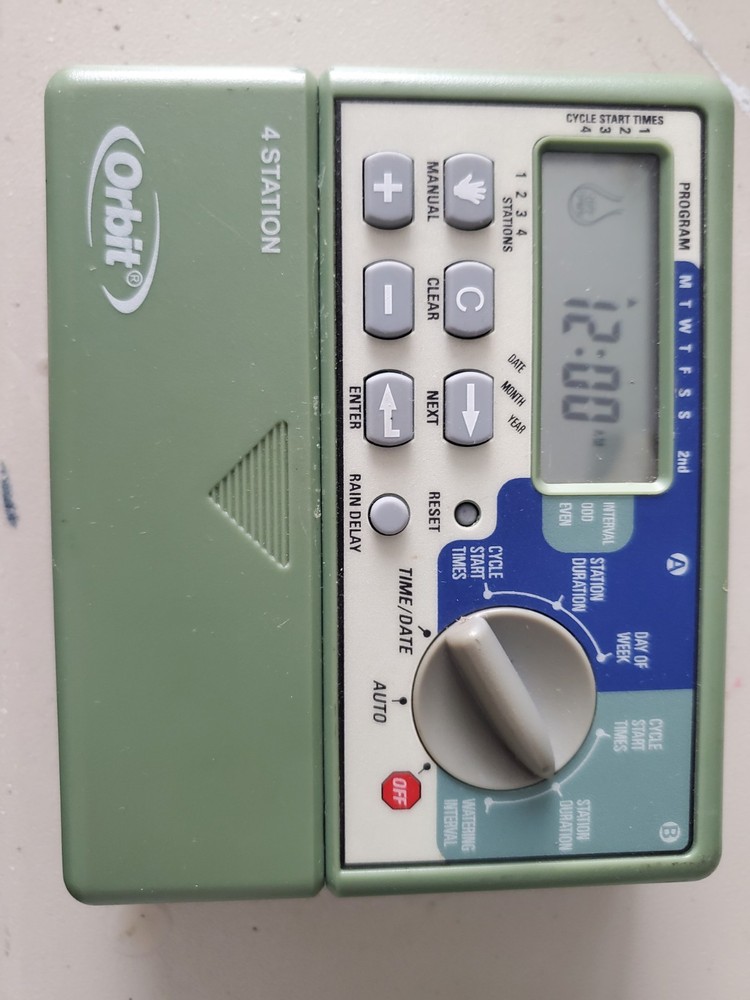 Orbit Water Master 4 Station Automatic Sprinkler System Timer Model 57114