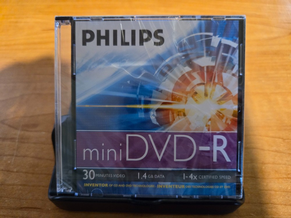 PHILIPS Mini DVD-R NEW, Sealed