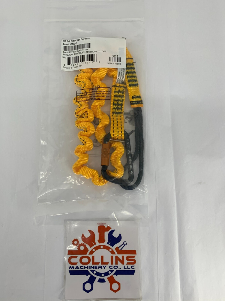 3M 1500047 DBI-SALA Hook 2 Loop Bungee SGL 15LB. Tool Tether Lanyard Qty. 1