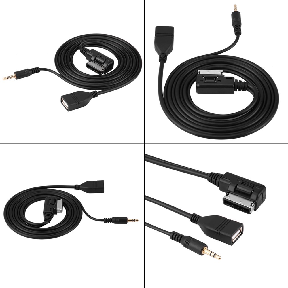 Car Audio AUX USB Adapter Cable for C63 E200l CLS E S ML Class