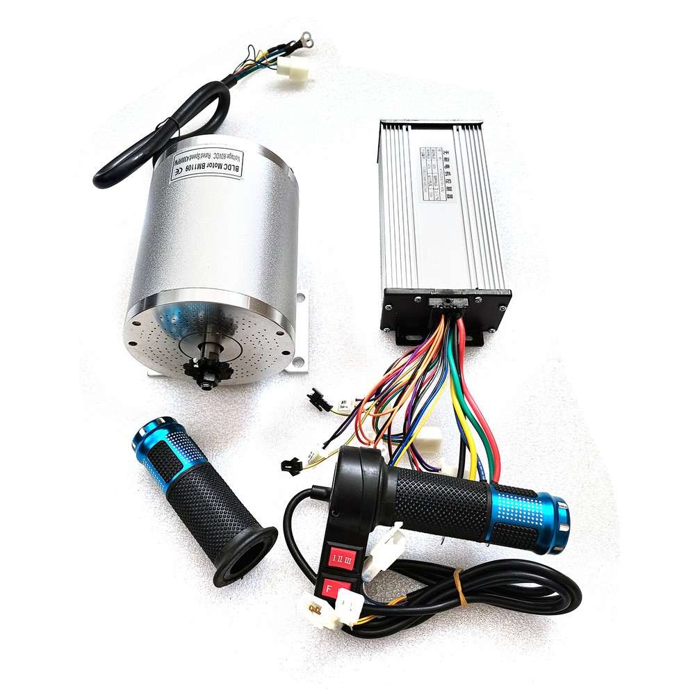 2000W 60V BLDC Motor Kit with Brushless Controller for Electric Scooter E Bike
