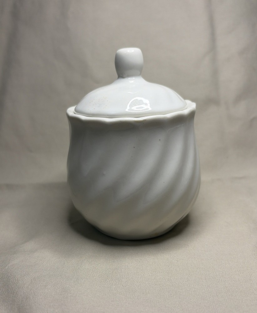 Vintage Sugar & Creamer Swirl Pattern