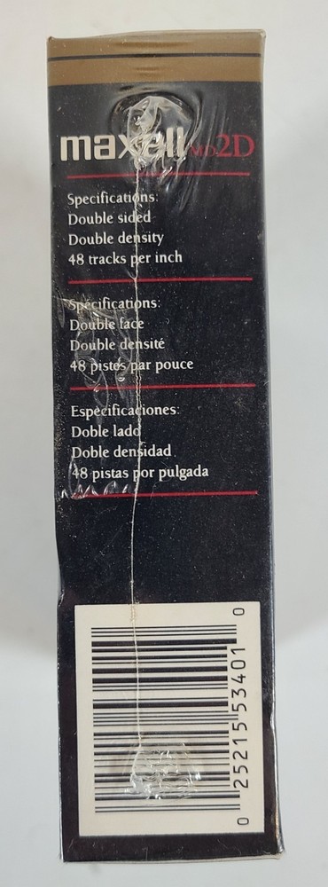 Maxell ~ MD2D ~ 5.25” Floppy Disks ~ Double Density ~ Double Sided ~ 10 Pack