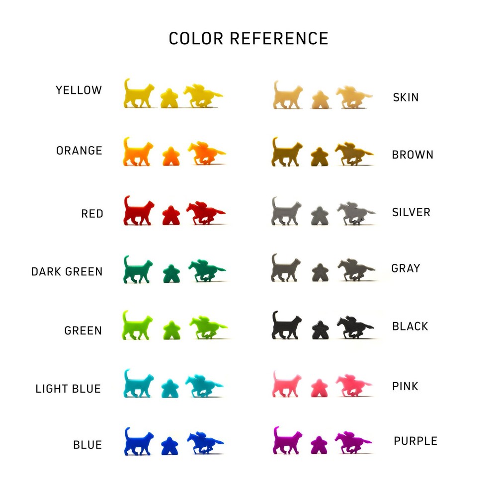 Key Token Miniatures for Board Games - Board Game Accessory DnD Pieces