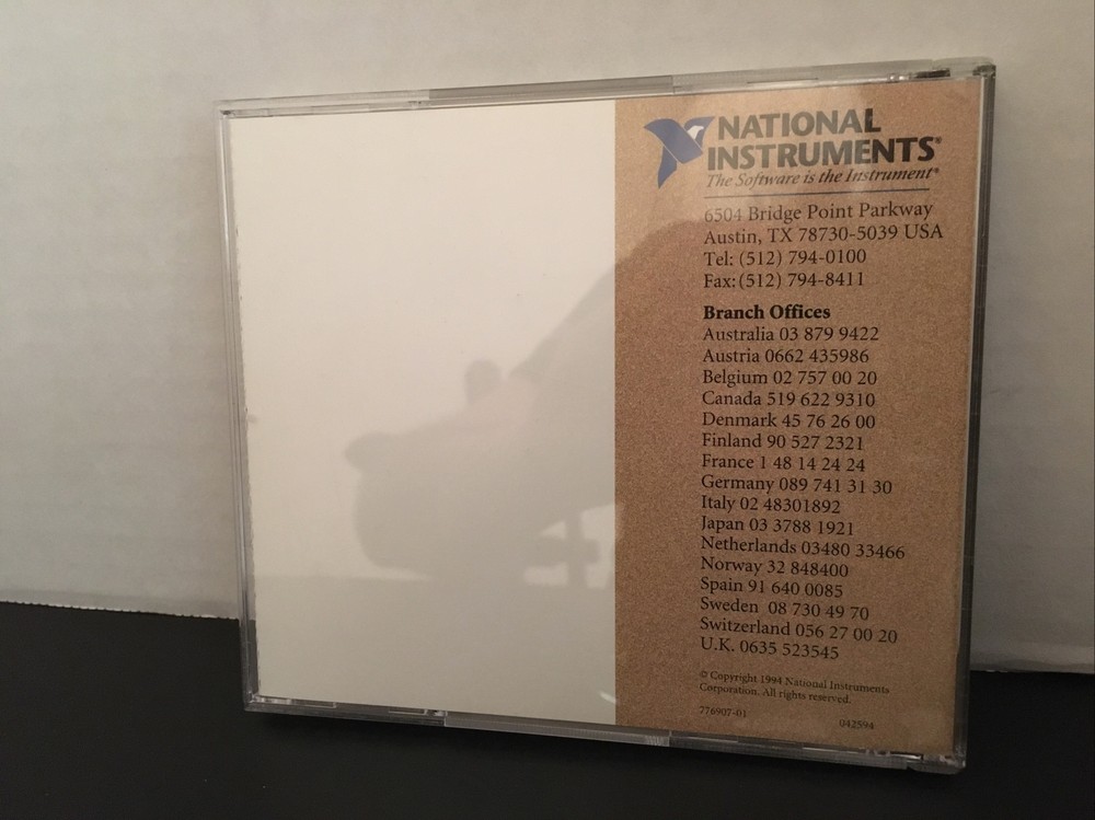 NATIONAL INSTRUMENTS VXI Plug & Play INTEGRATOR 1994 CD Rom