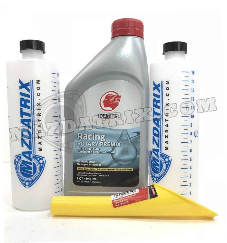 1 Quart Idemitsu Premix, (2) 16oz Bottles & 1 Funnel