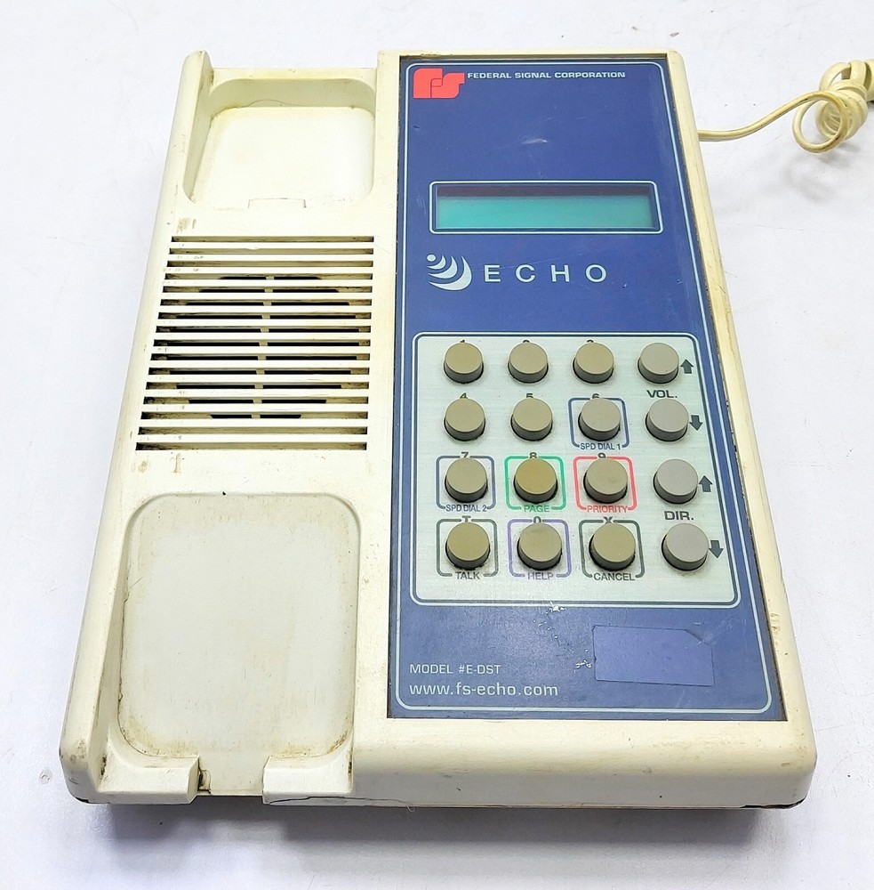 Federal Signal Corporation ECHO Wall Mount Intercom Stations E-DSM
