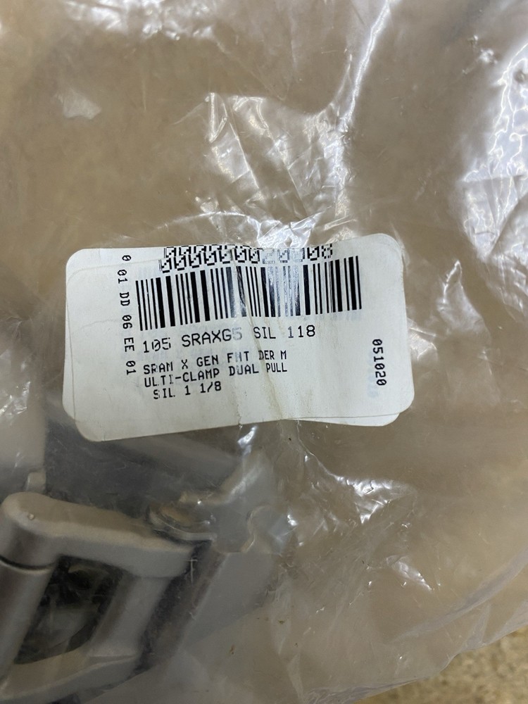 SRAM X Gen Clamp-on Dual Pull Front Derailleur Silver 1-1/8”