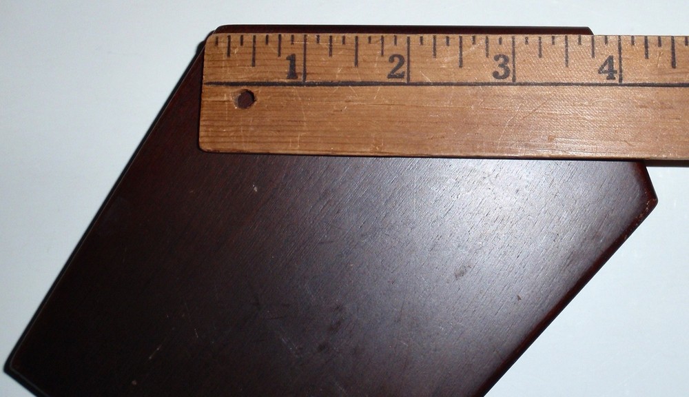 Vintage Wooden 5 Sided Display Stand Base, Unique!