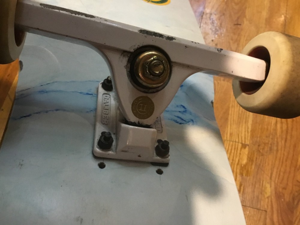 From Japan Travelol Longboard with Caliber Trucks Light Blue
