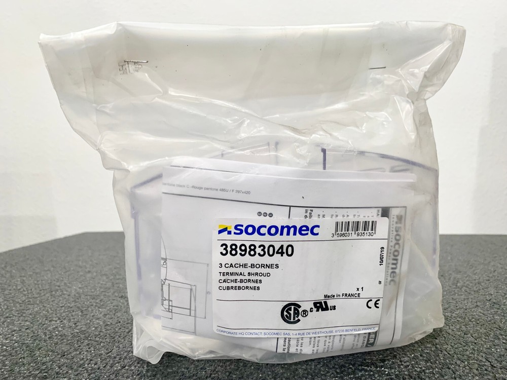 SOCOMEC 38983040 Cover (NEW IN PACKAGE)