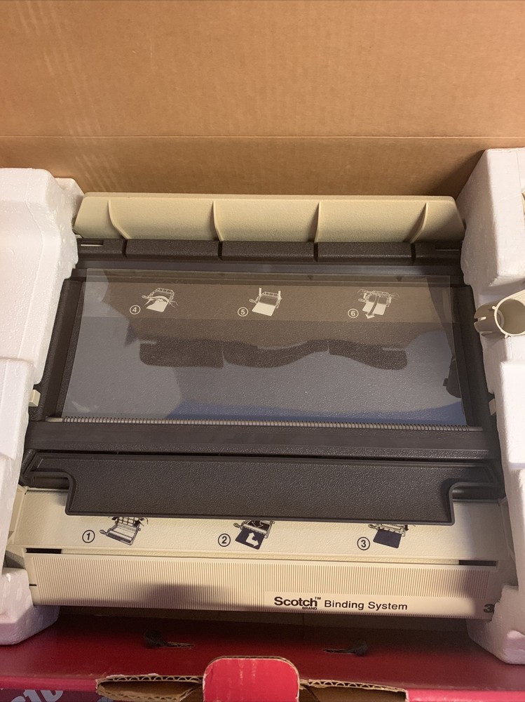 3M Scotch Binding System Model 7890 - W/ Box Book Binding / Making