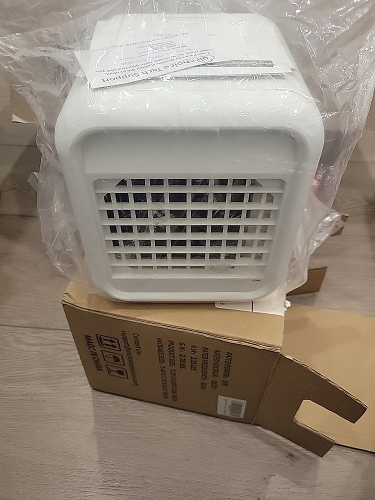 Mini Portable Air Conditioner Evaporative Space Cooler Mini AC water Light LED