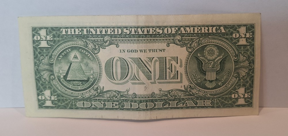 2021 Washington Dollar Bill Error Moderate To Large Miscut