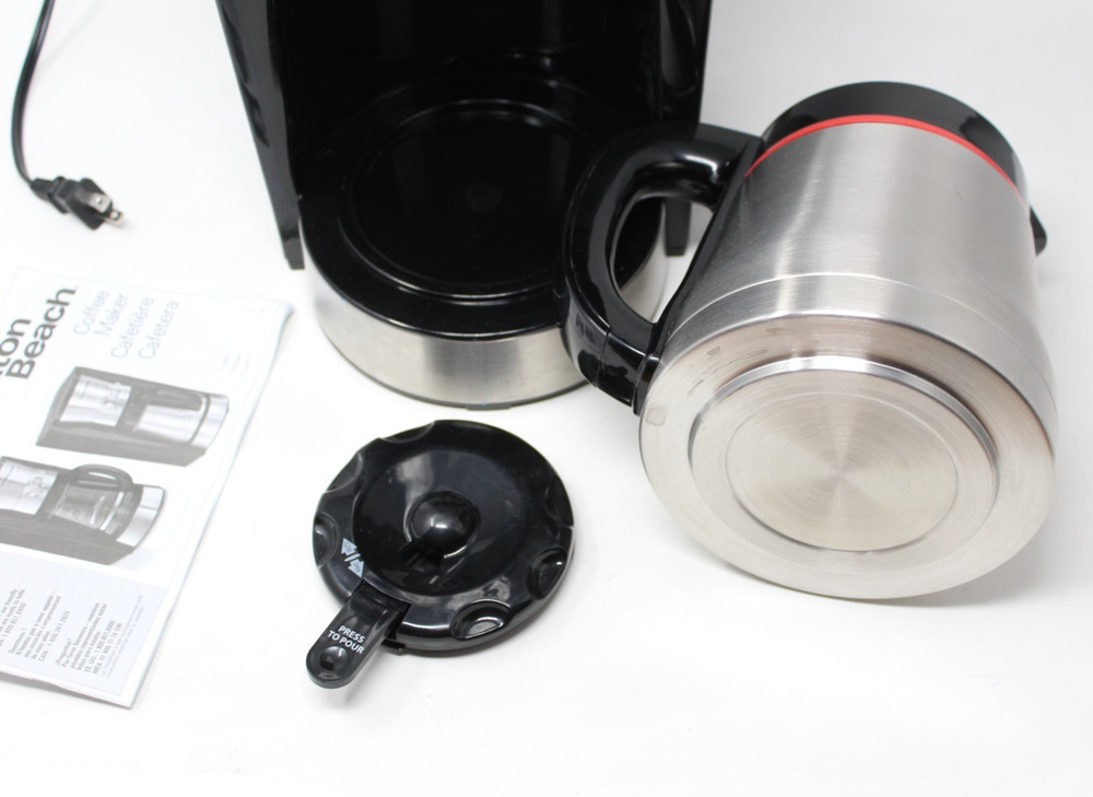 10-Cup Stainless Steel Programmable Drip Coffee Maker with Thermal Carafe