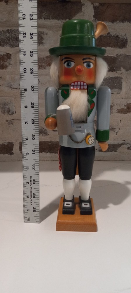 Gunter Ulbricht German Muggendorf Volkskunst Nutcracker 13"