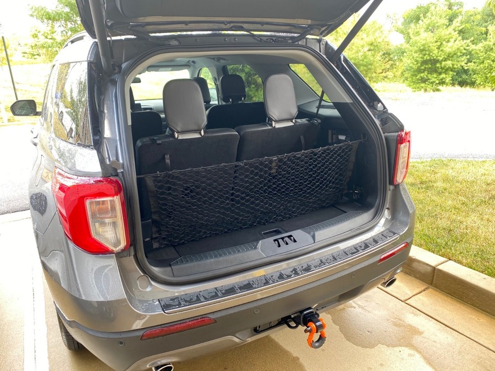 Rear Trunk Envelope Style Mesh Organizer Cargo Net for FORD EXPLORER 2020-2024