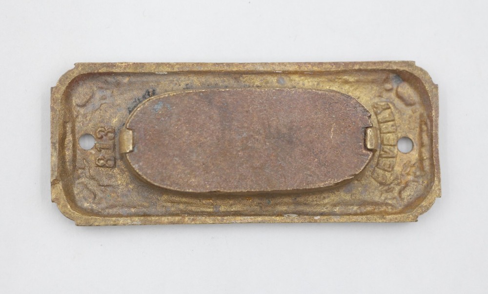 Victorian 3.75 in. Cast Brass Rectangular Window Sash Lift