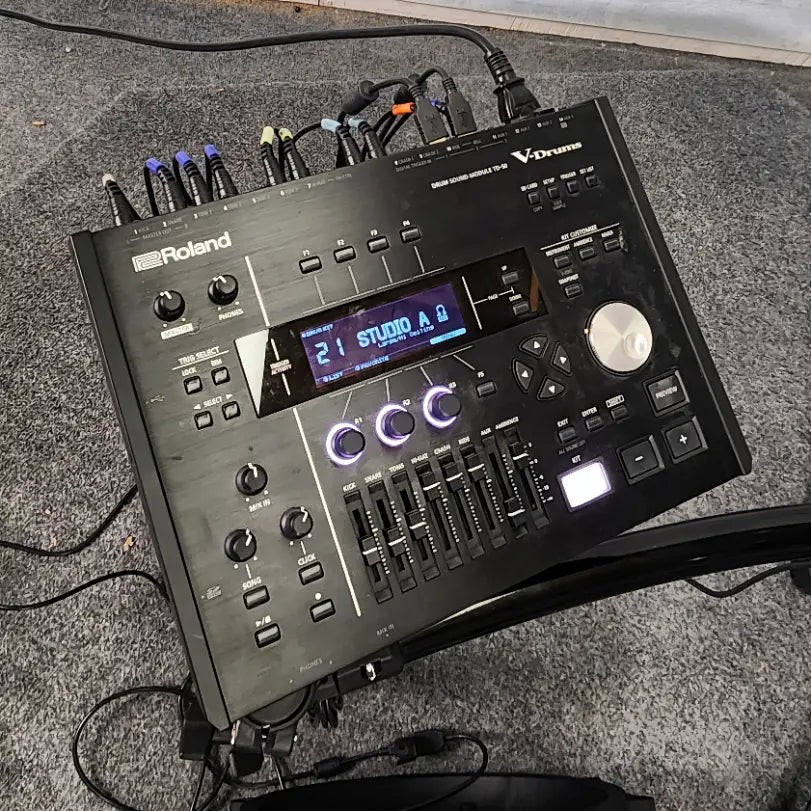 Used Roland TD 5pc Electronic Drum Set - Good