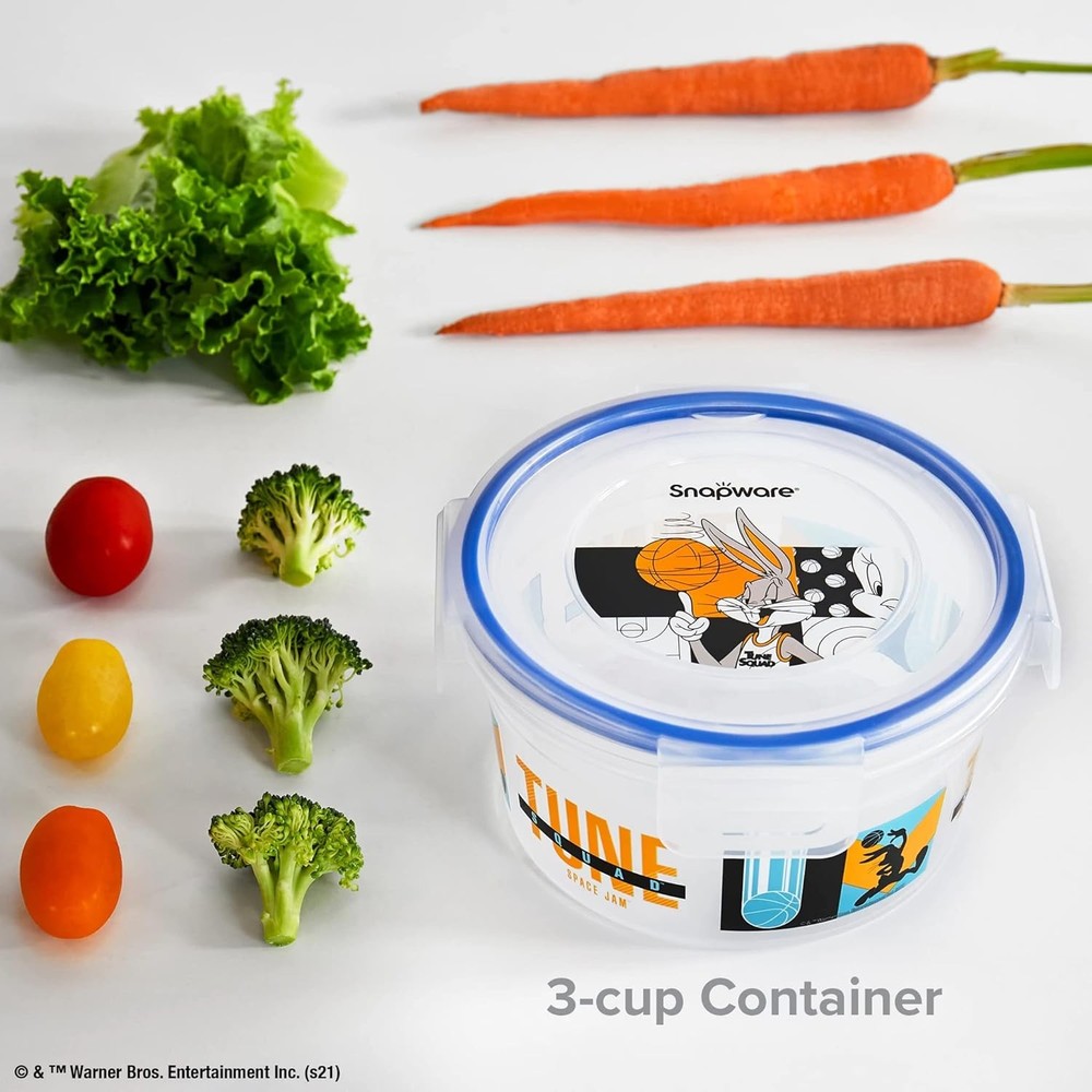 Snapware 8 Pc Plastic Food Storage Container Set BPA Free