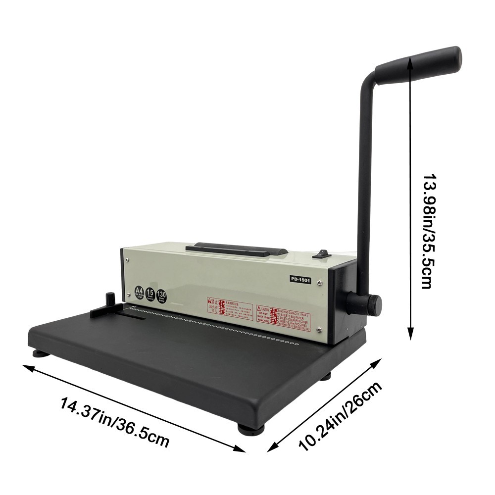 Electric Spirl Coil Binding Machine Office Document Plastic Spiral Coil Binder