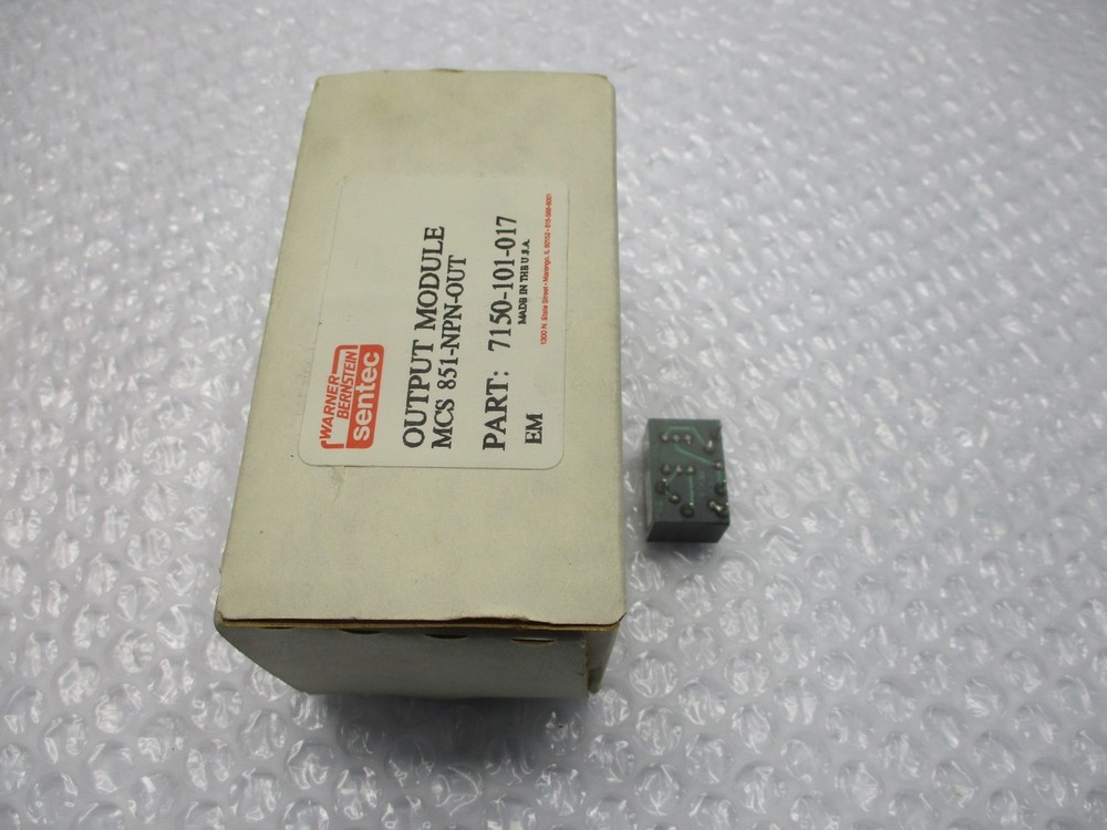 WARNER BERNSTEIN 7150-101-017 OUTPUT MODULE NSMP
