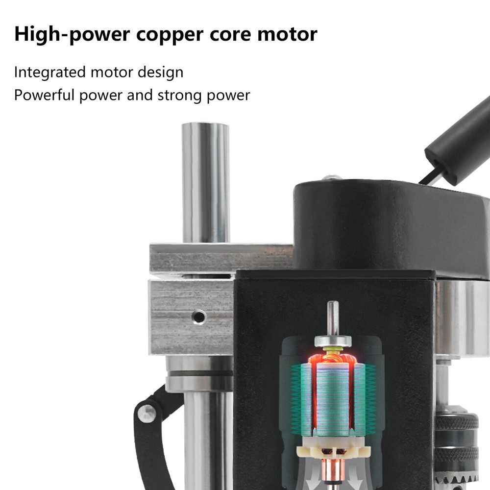 Power Bench Drill, Mini Drill Press, Adjustable Speed Electric Drilling Machine