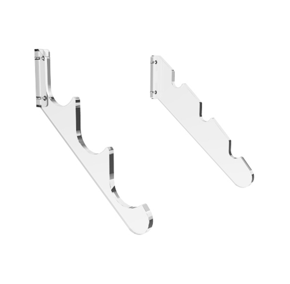 Baseball Bat Display Rack Clear Acrylic Baseball Bat Holder Wall-Mount Bracket