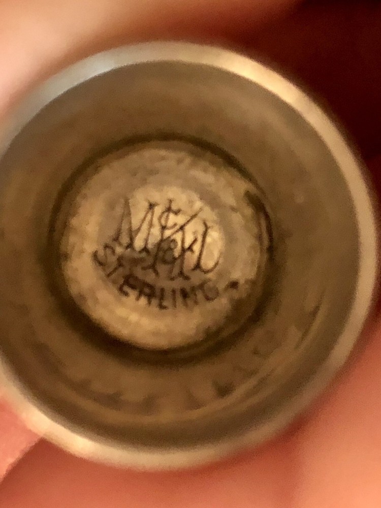 Vintage Sterling Silver Ketcham & McDougall 7 Thimble