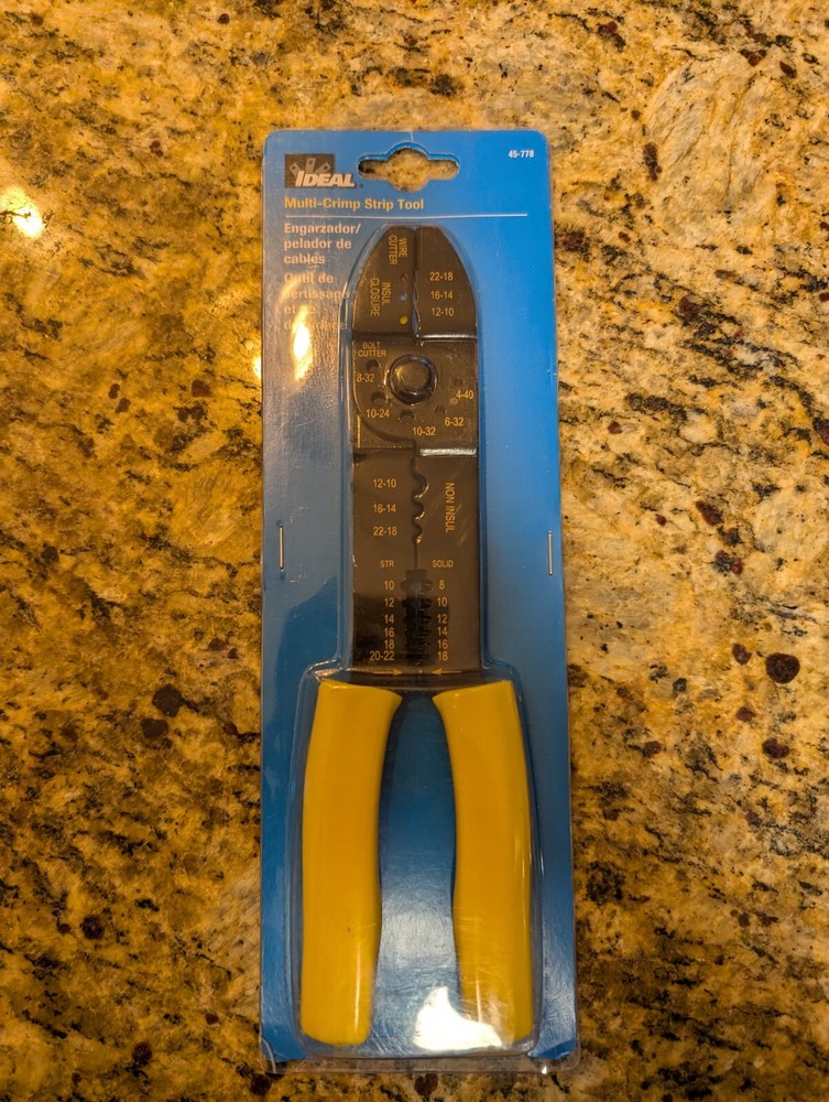 New In Pack Ideal Electrical 45-778 Multi-Crimp/Strip Tool.                   A7