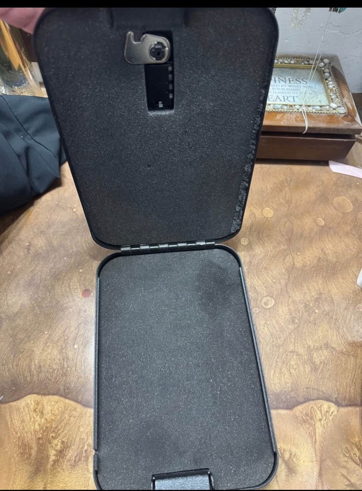 Gun Safe Combination Lock Box 3 Digit Code Security Cable Compact Portable