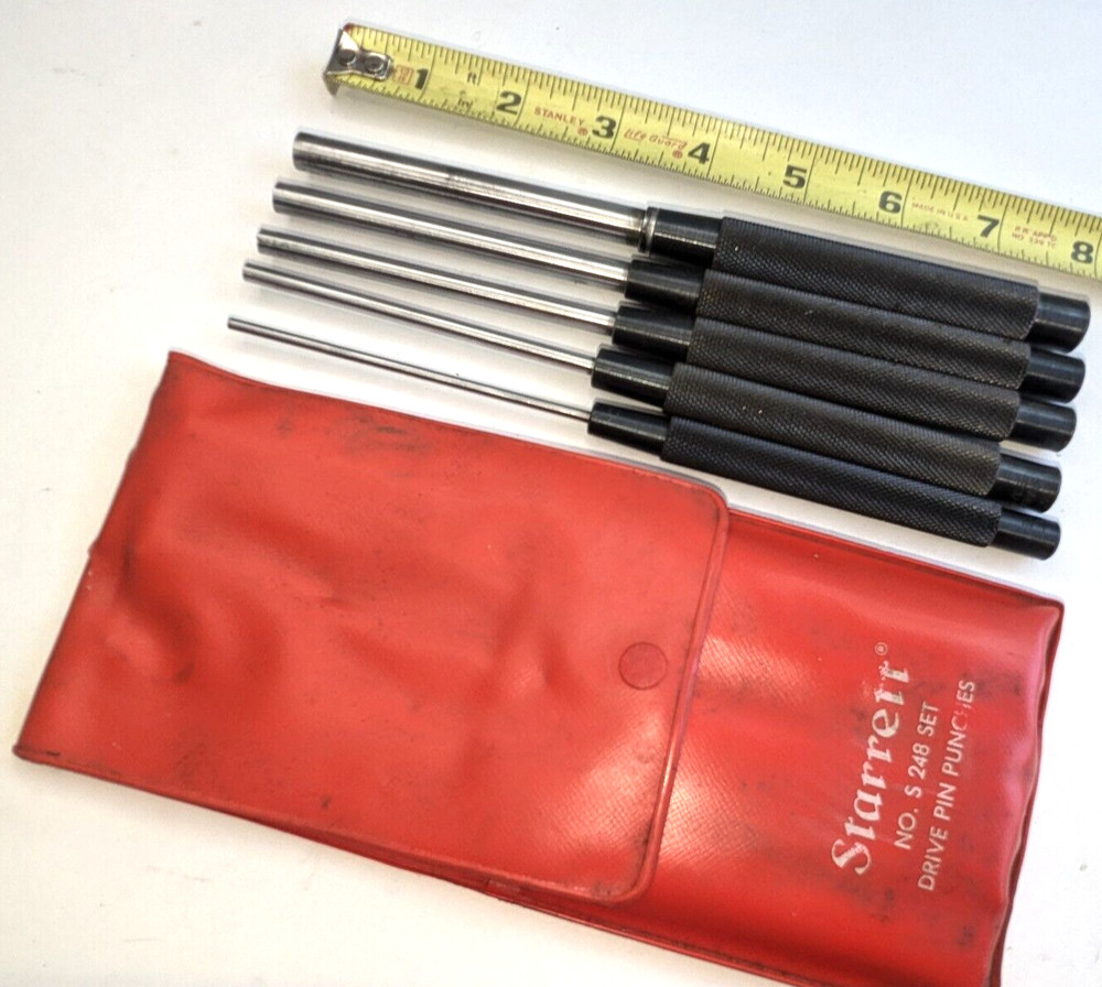 Starrett S248 Drive Pin Punches Set (5 Pieces)