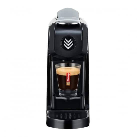 Malongo eOh Coffee Capsule Machine, Black + 80 Gran Reserve Pads