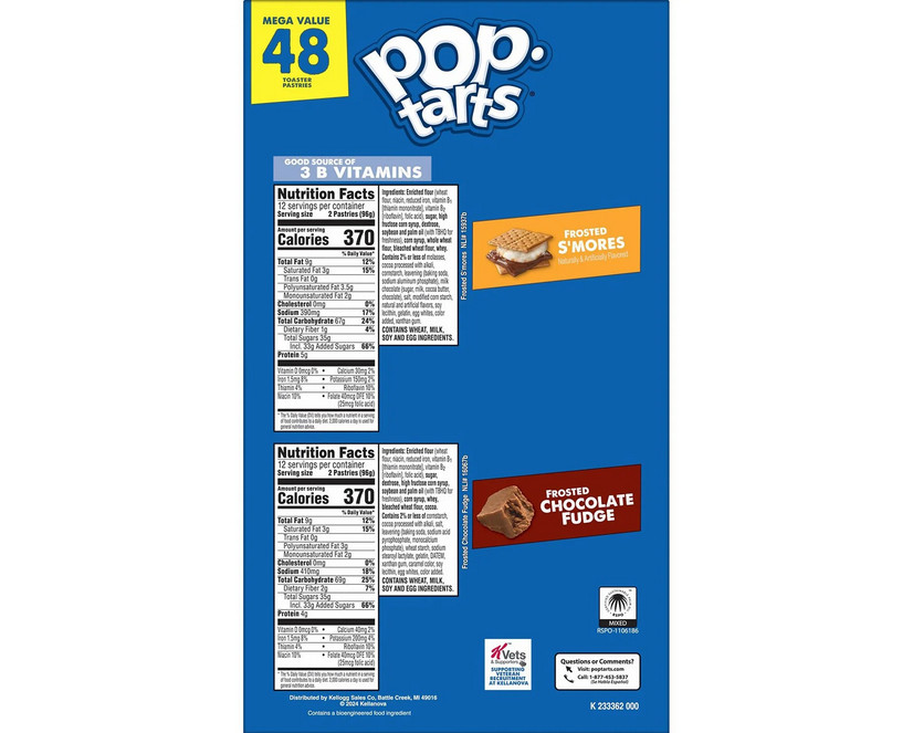 Pop- Tarts Chocolate Variety Pack, 48 ct.