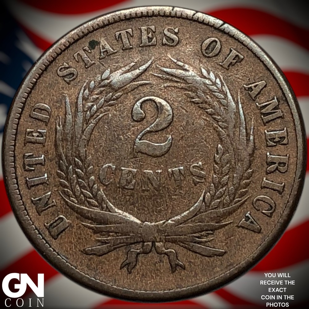 1866 2 Cent Piece Z4980
