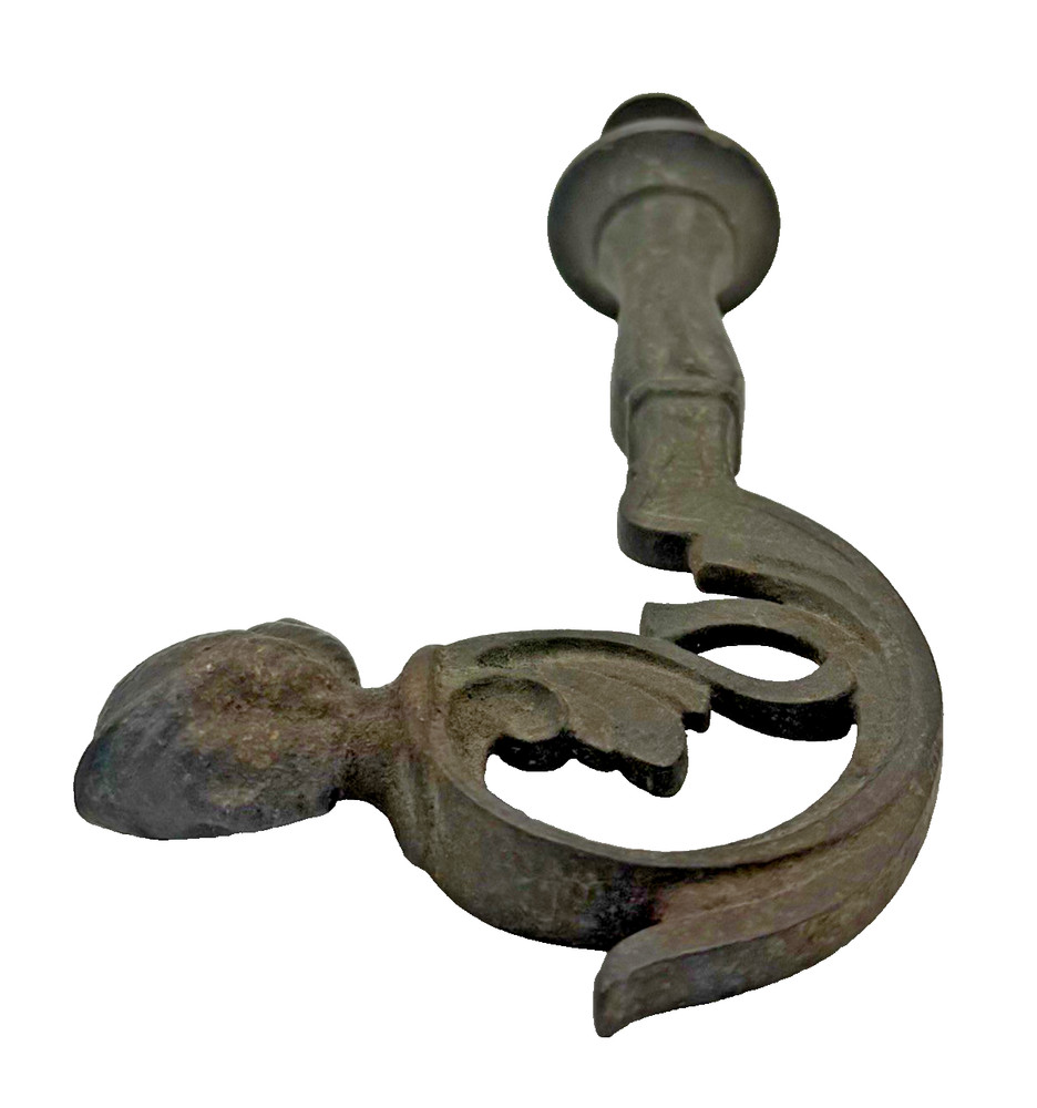 Victorian Figural Cast Iron Hook /Curtain tie back