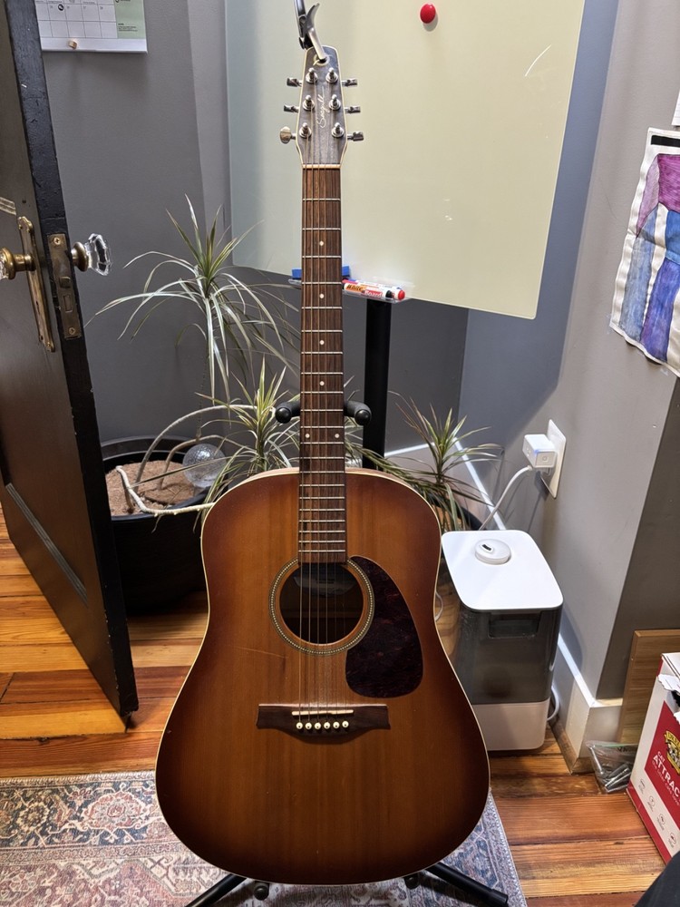 Seagull Entourage Rustic Folk Size Acoustic Guitar, Rustic Burst - SF