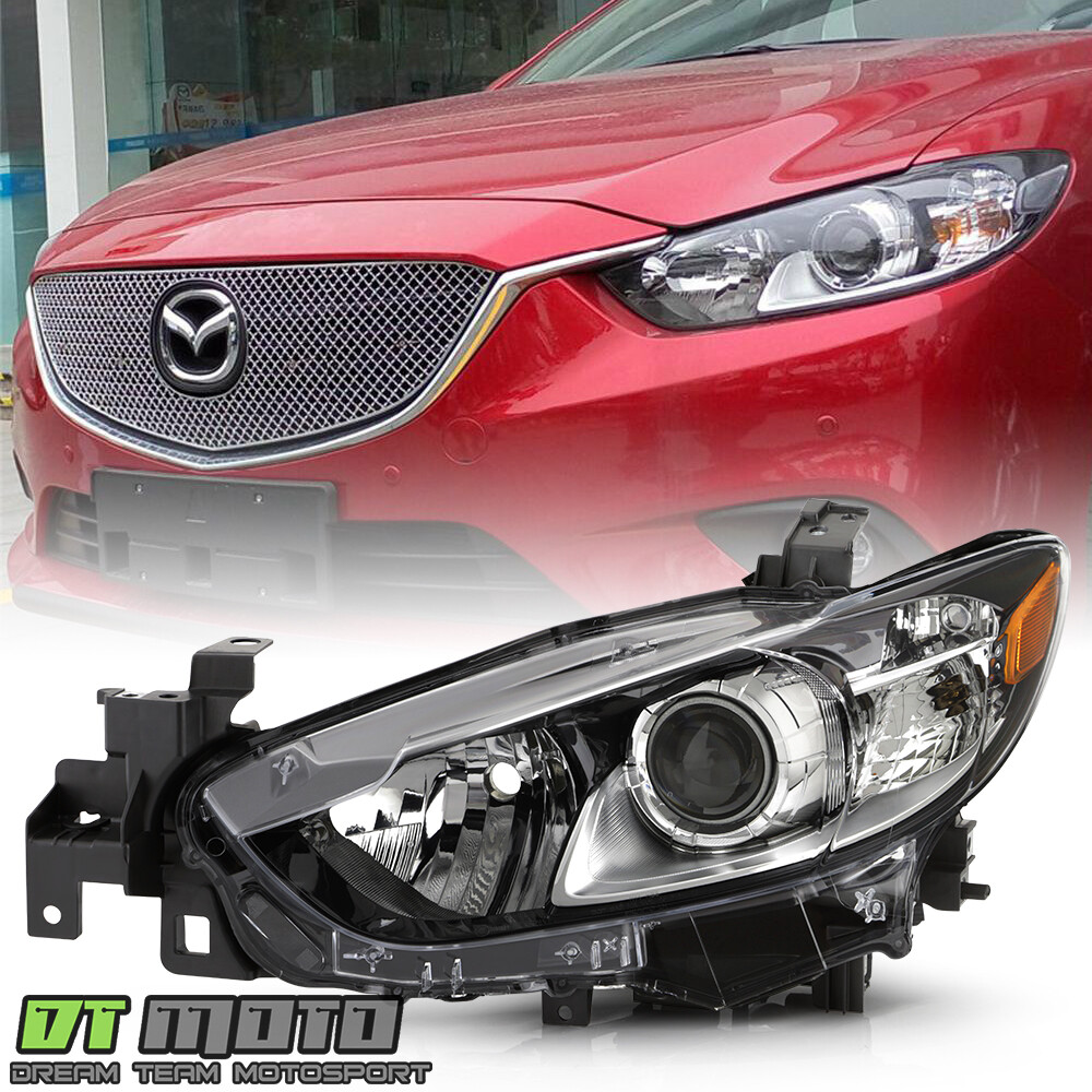 2014-2017 Mazda 6 Halogen Model Projector Headlight Headlmap LH Left Driver Side